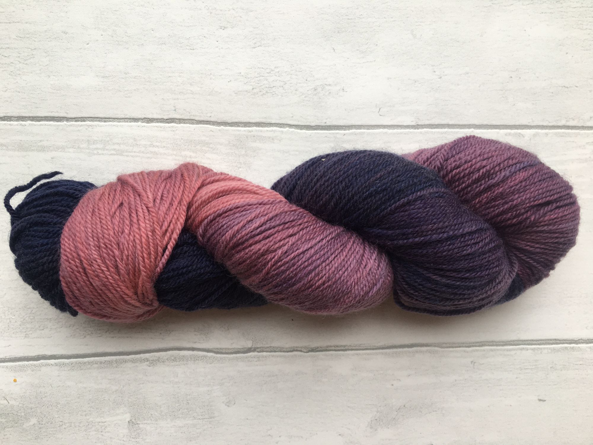 Purple Dip Dyed Yarn