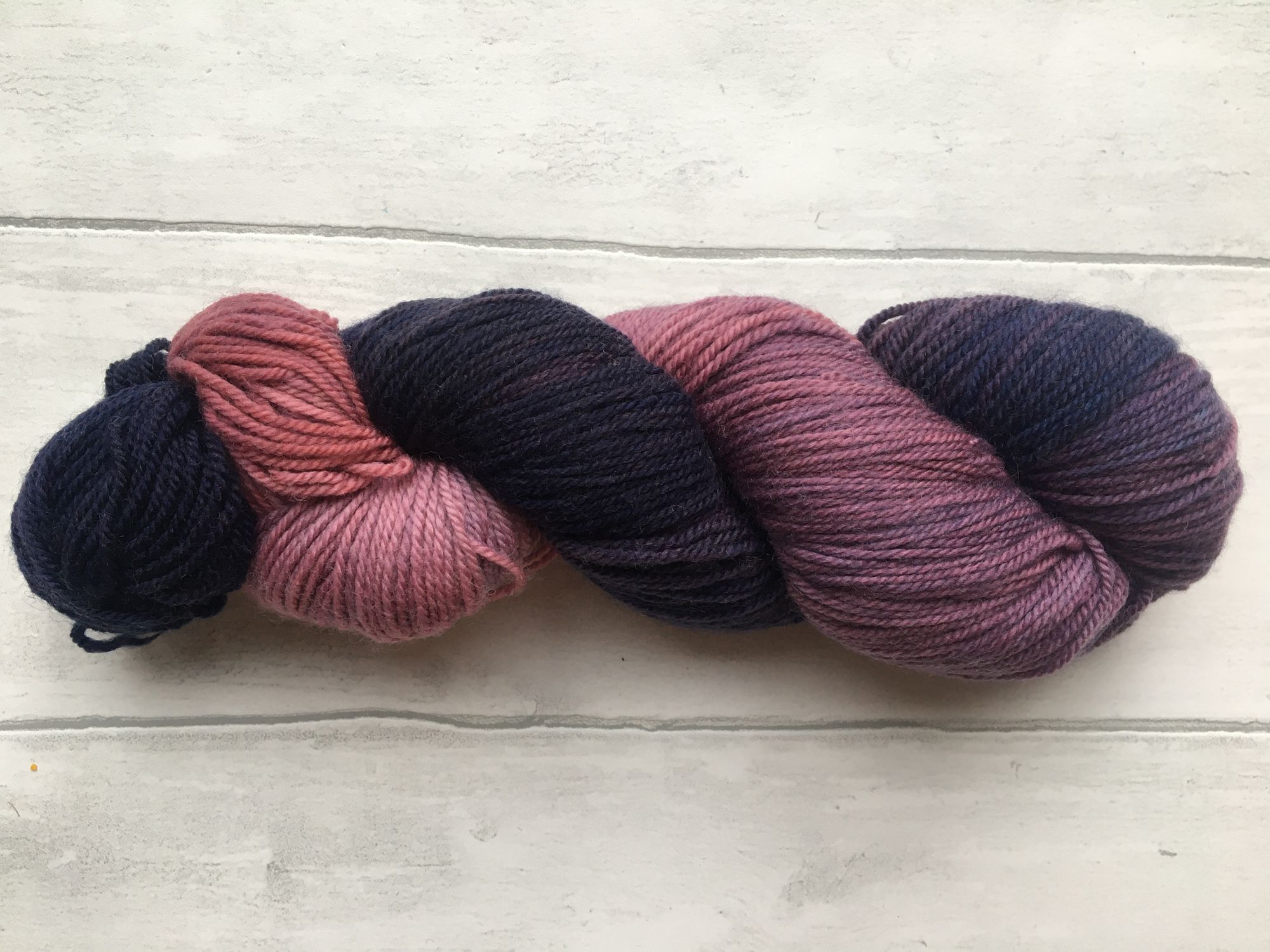 Purple Dip Dyed Yarn