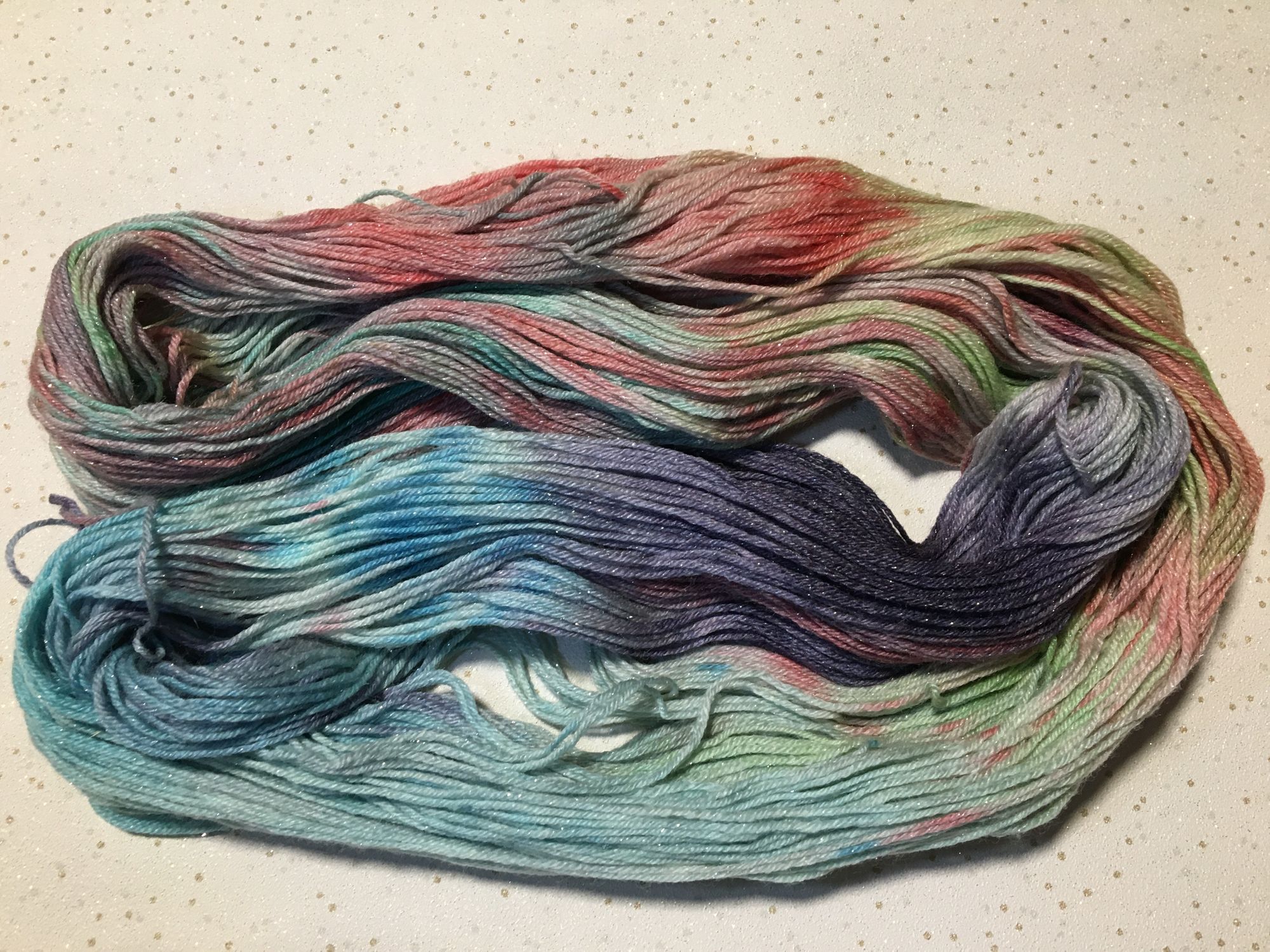 Multicoloured Rainbow Yarn