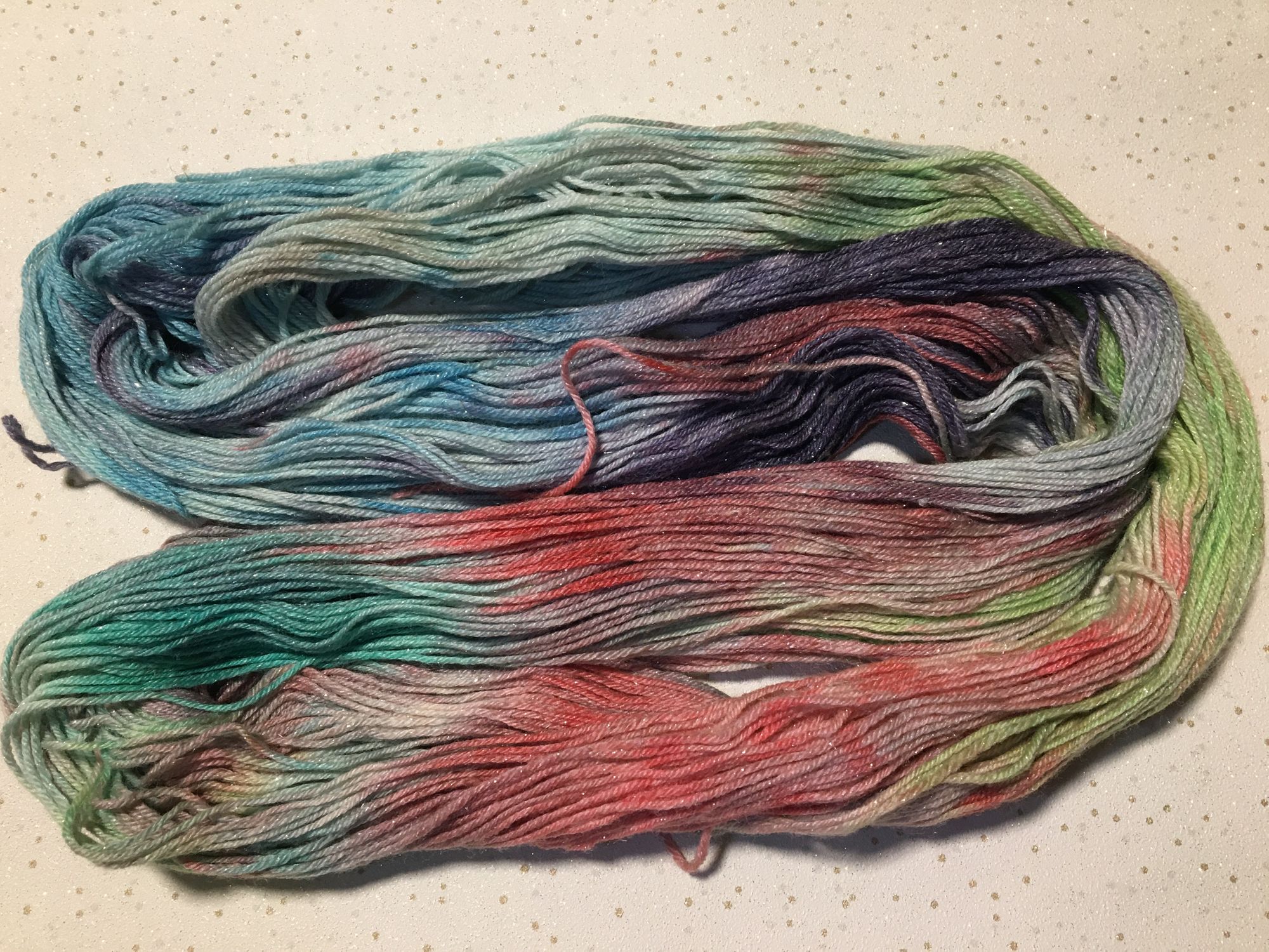 Multicoloured Rainbow Yarn